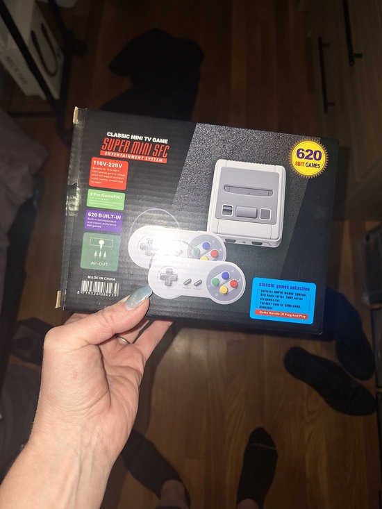 Other - Classic Super Mini SFC 620 Games Retro Console - Gray